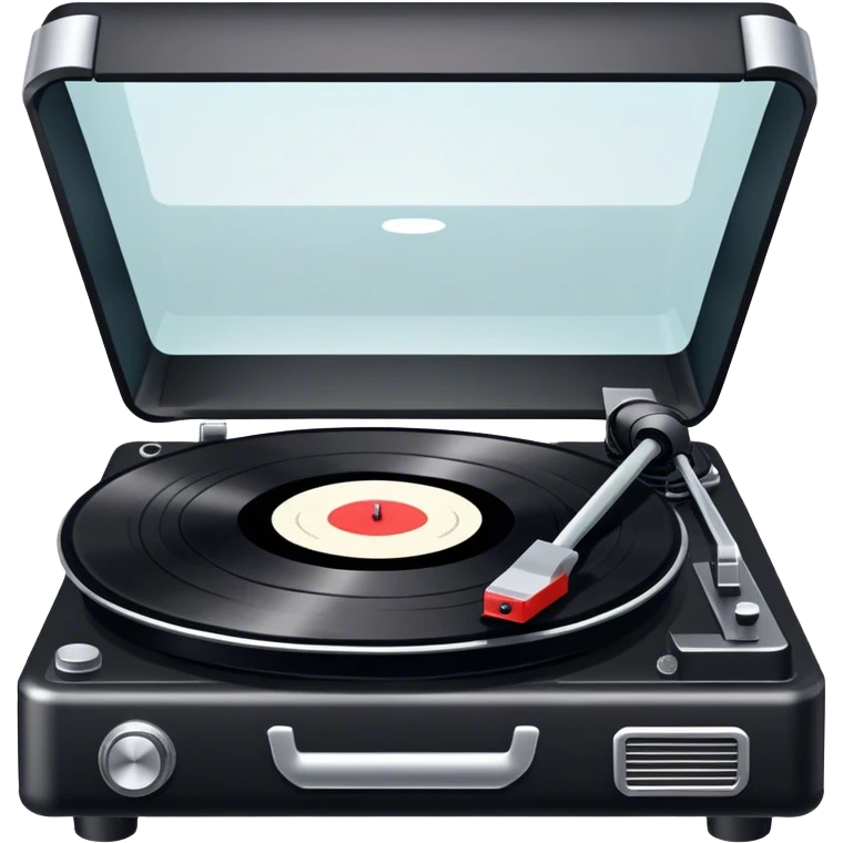 Old vinyl record player  emoji