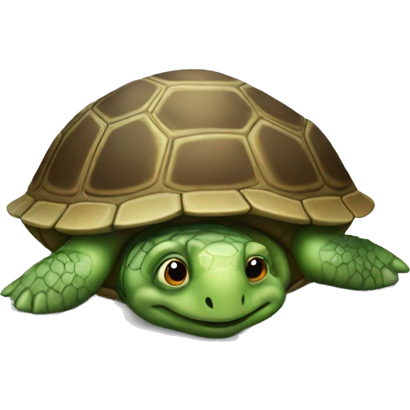 a turtle with a pillow for a shell emoji