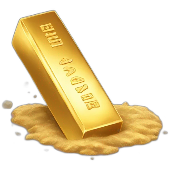 dust becoming gold bar emoji