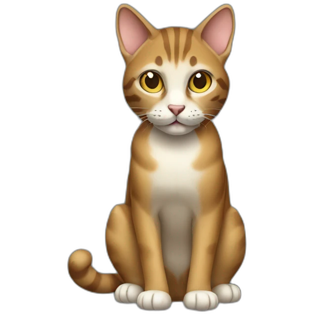 Sokoke Cat Full Body emoji