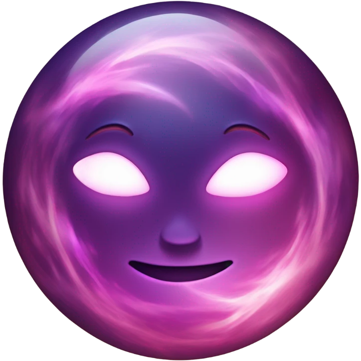 Aura orb pink and purple  emoji