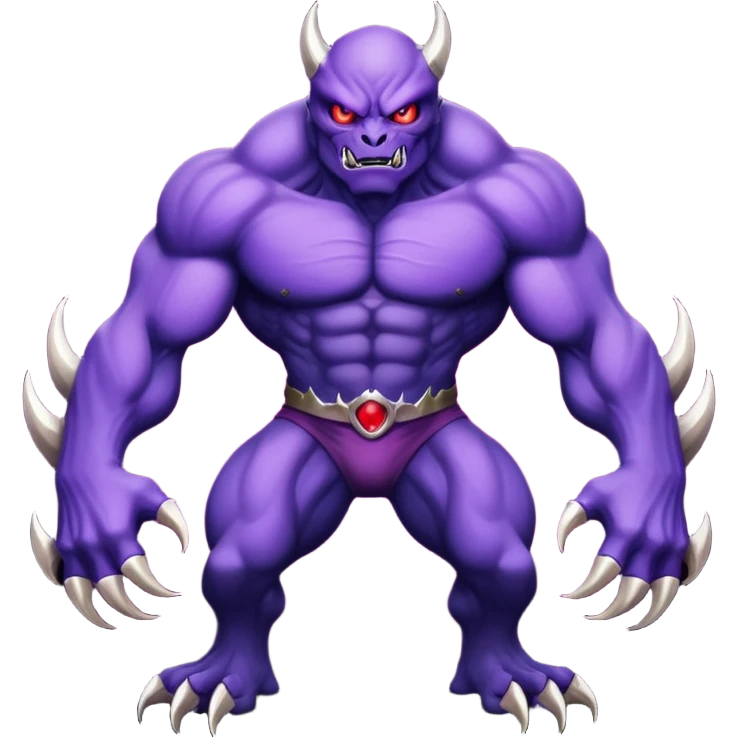 A monster that is very buff that it could destroy universe  emoji