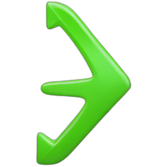 3D arrow to the left side emoji