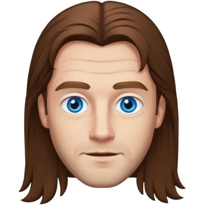 Elmer Bäck, Finnish Actor (b.1981) with blue eyes, brown long hair emoji