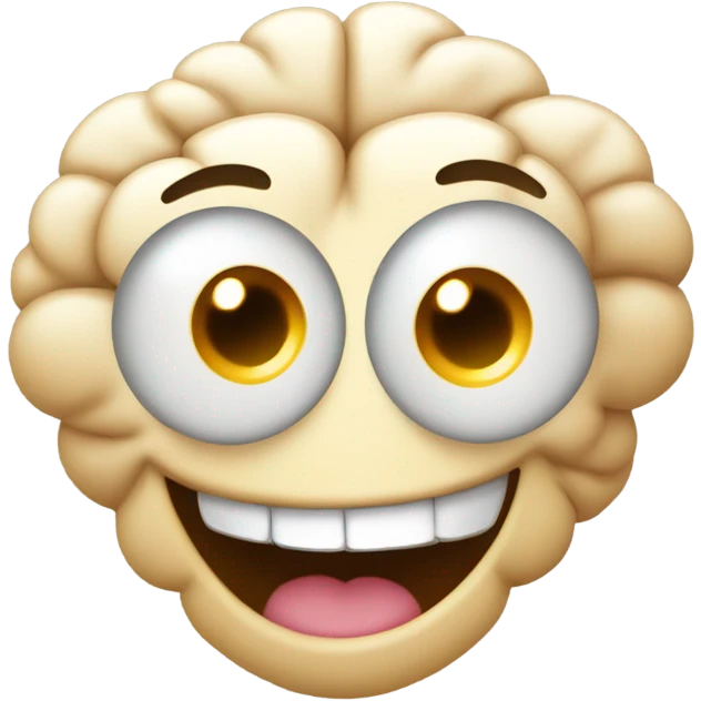 happy brain emoji