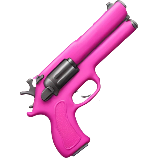 pink gun emoji emoji