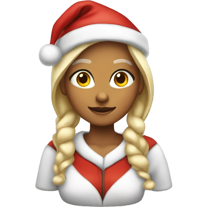 Santa Claus girl emoji