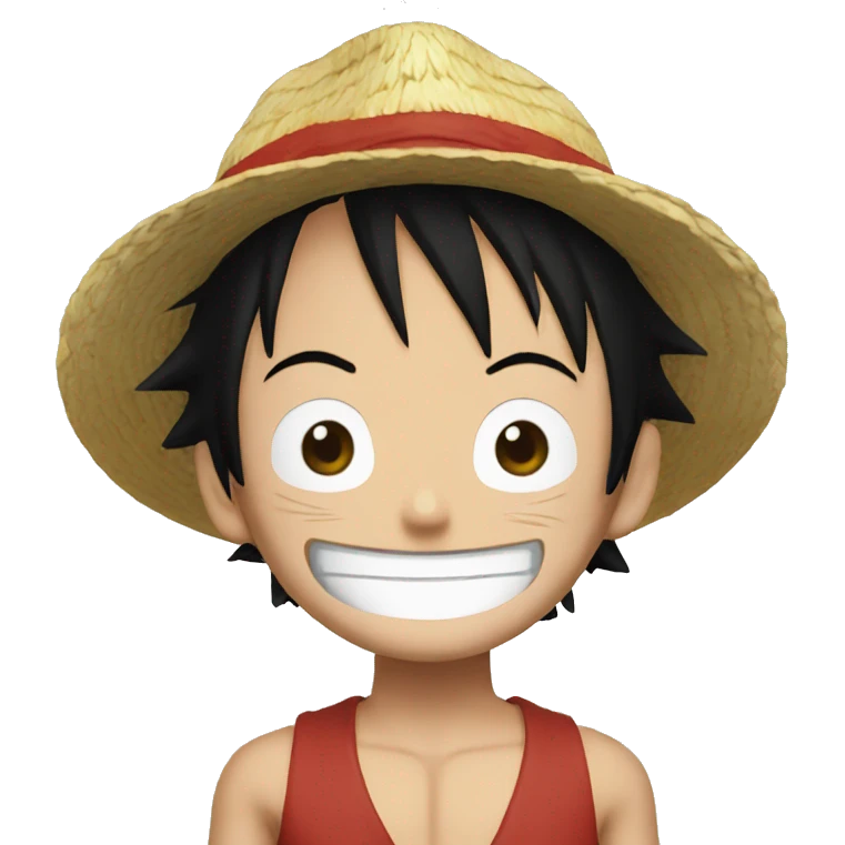 Luffy from one piece  emoji