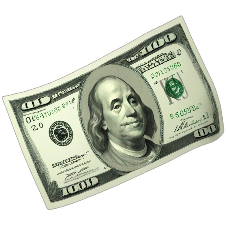 hundred dollar note emoji