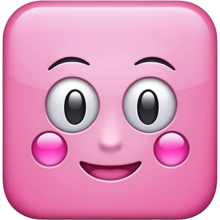 A pink bond emoji