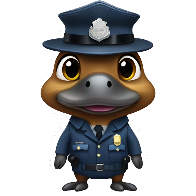 platypus policeman emoji