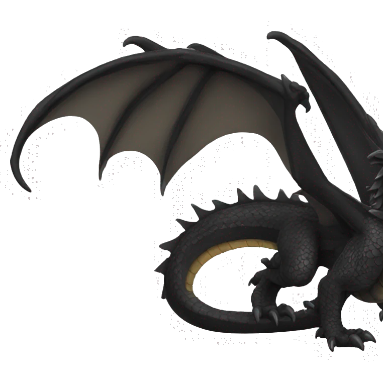 black dragon emoji