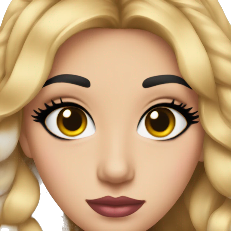 Preppy makeup emoji