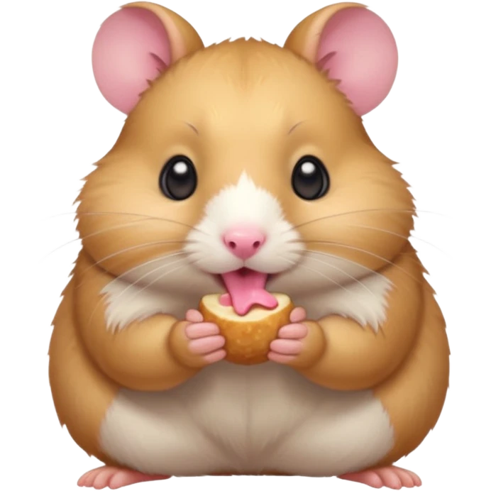 hamster eating emoji