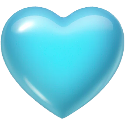 Light blue heart  emoji