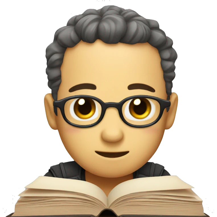 a cute book with cute eyes and cute arms emoji