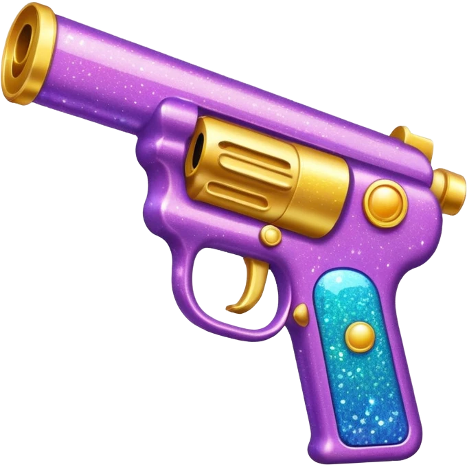 glitter gun emoji