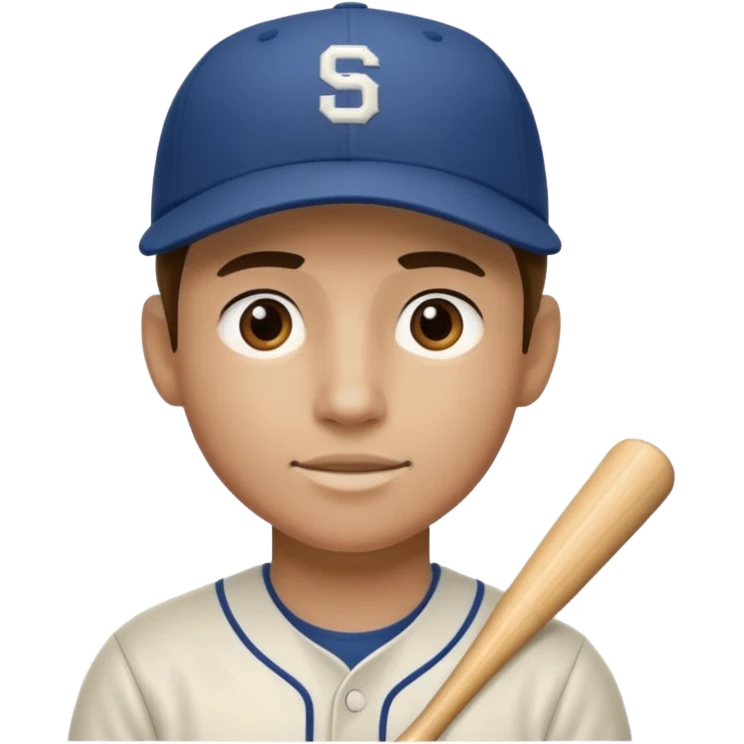 Baseball Player Center Fill emoji