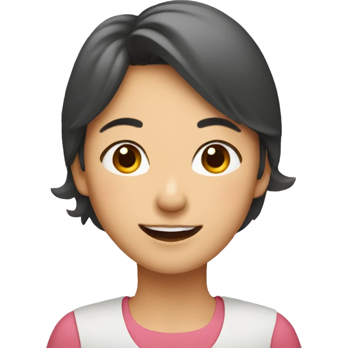 Happy Asia mom emoji