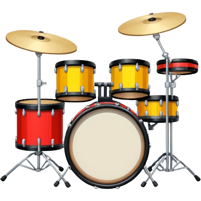 drum kit 8bit pixel emoji