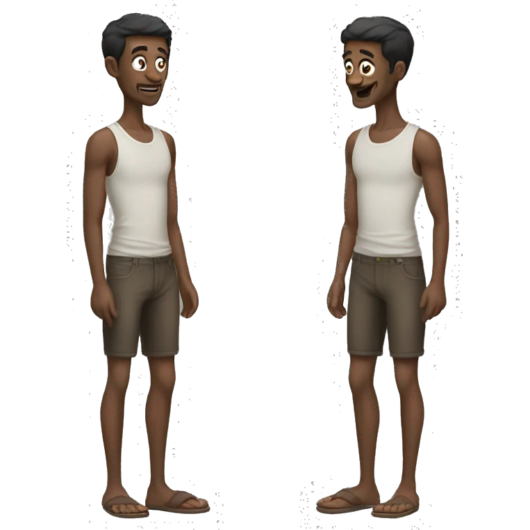 Skinny man emoji
