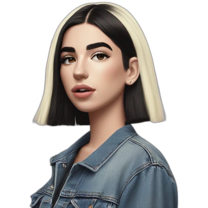 Dua lipa bautifull emoji