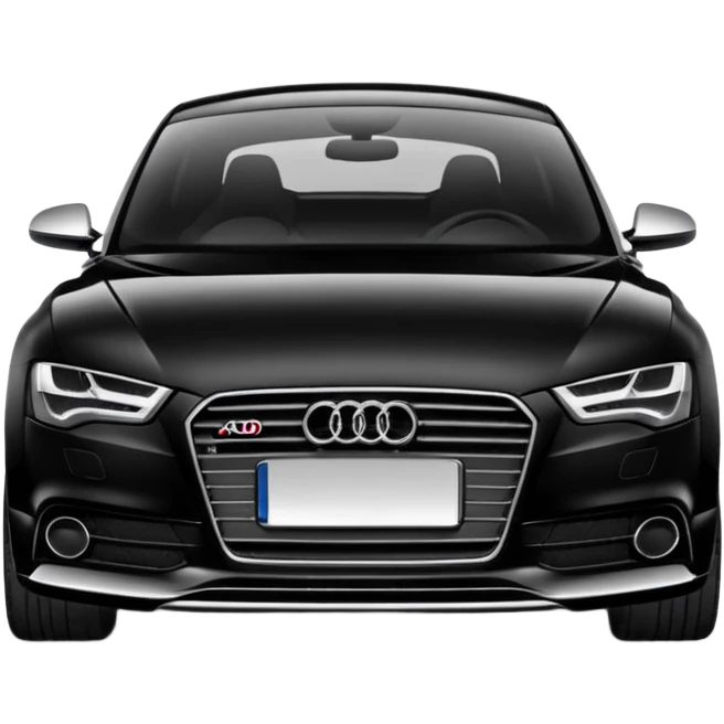 Audi car black emoji