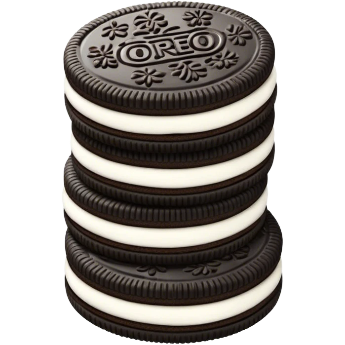 Stack of Oreo cookies emoji