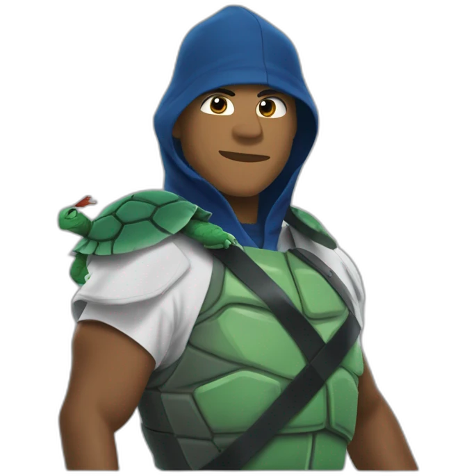 Mbappé en tortue ninja emoji