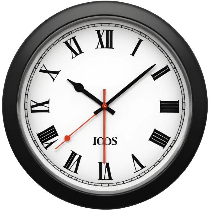 wall clock showing 10 am emoji