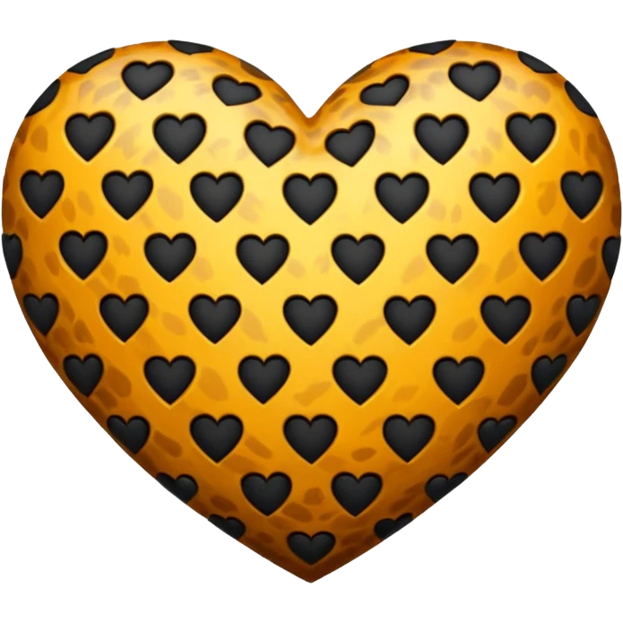 Cuore leopardo  emoji