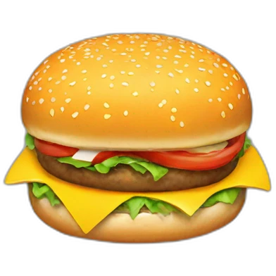 Cheeseburger emoji