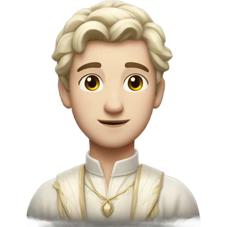 astrology virgo man white the maiden iridescent  emoji