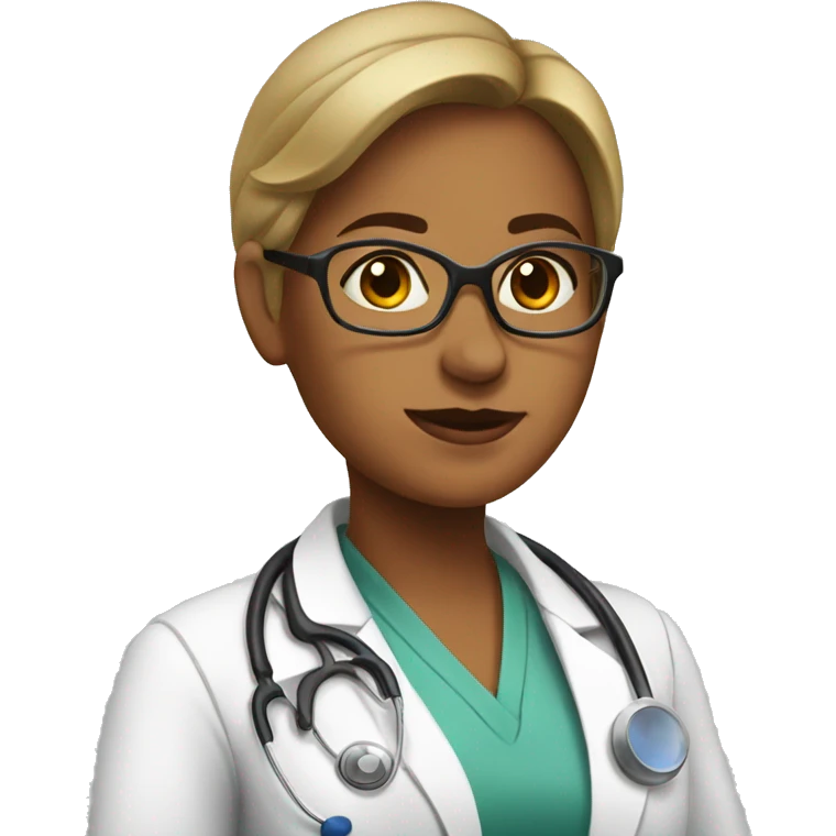 Female doctor goose emoji