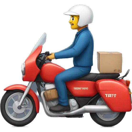 Moto delivery  emoji