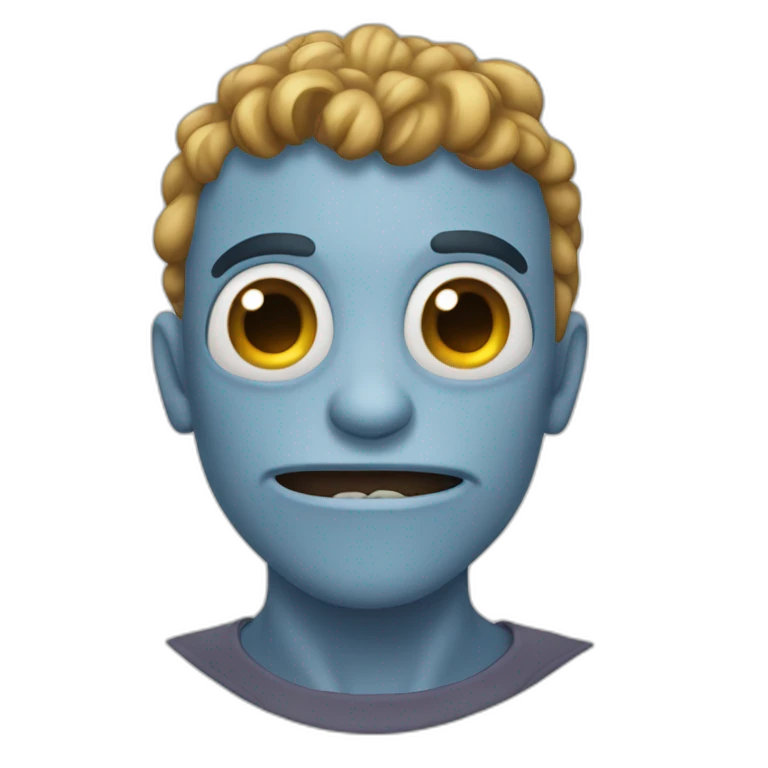 Monstruo enfadado emoji