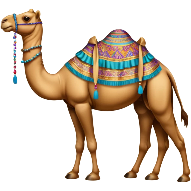 silk on a camel emoji