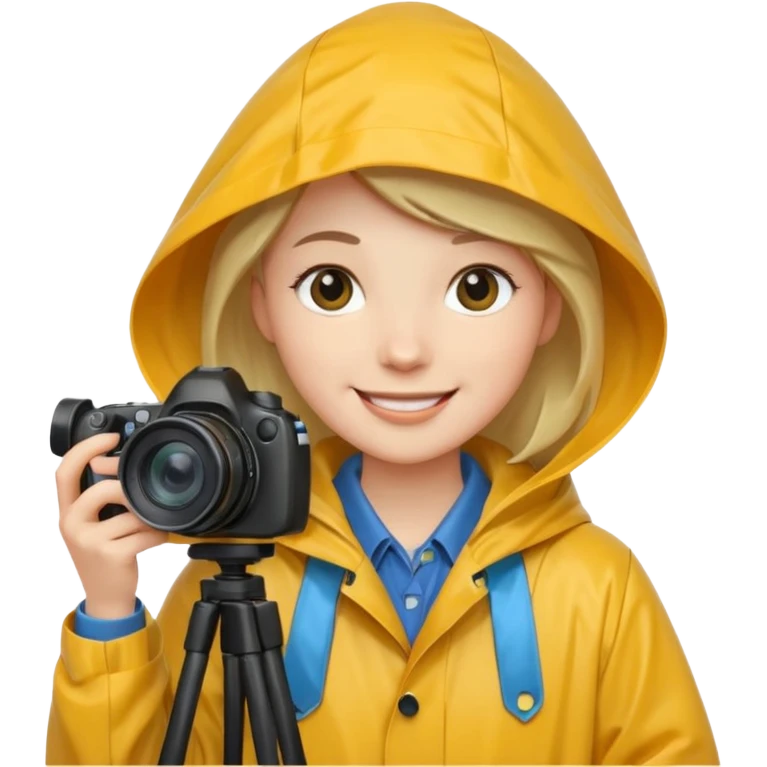 fotographer with rain coat

 emoji