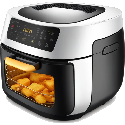 High quality air fryer beatifully rendered emoji
