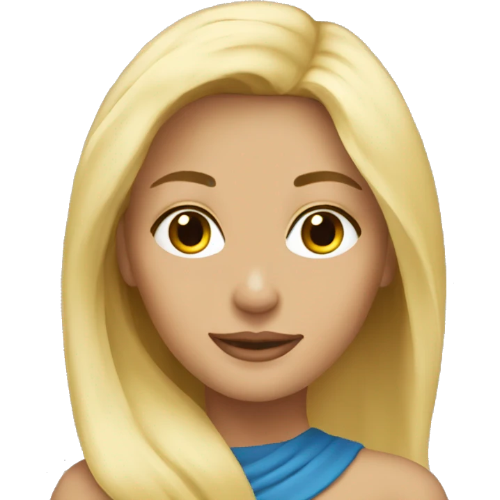 very beautiful blonde woman emoji