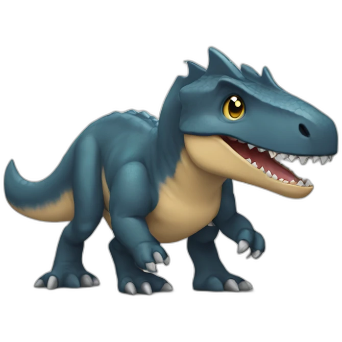 Dinosaur batman emoji