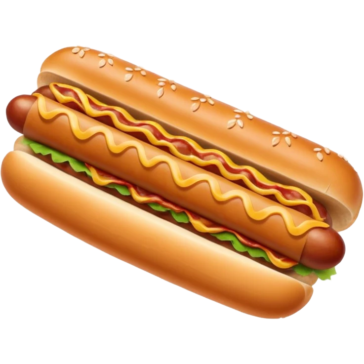 bacon wrapped hotdog with a bun emoji