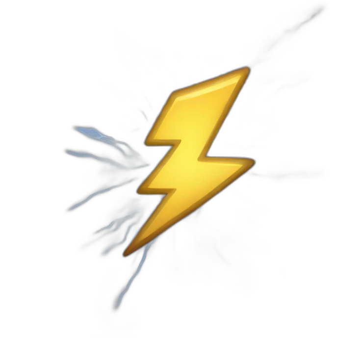 Lightning emoji