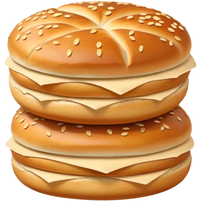 two Kartoffelbrötchen stacked emoji