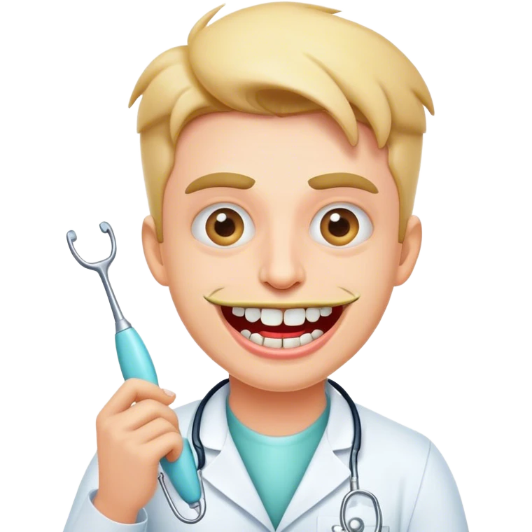 Crazy dentist  emoji