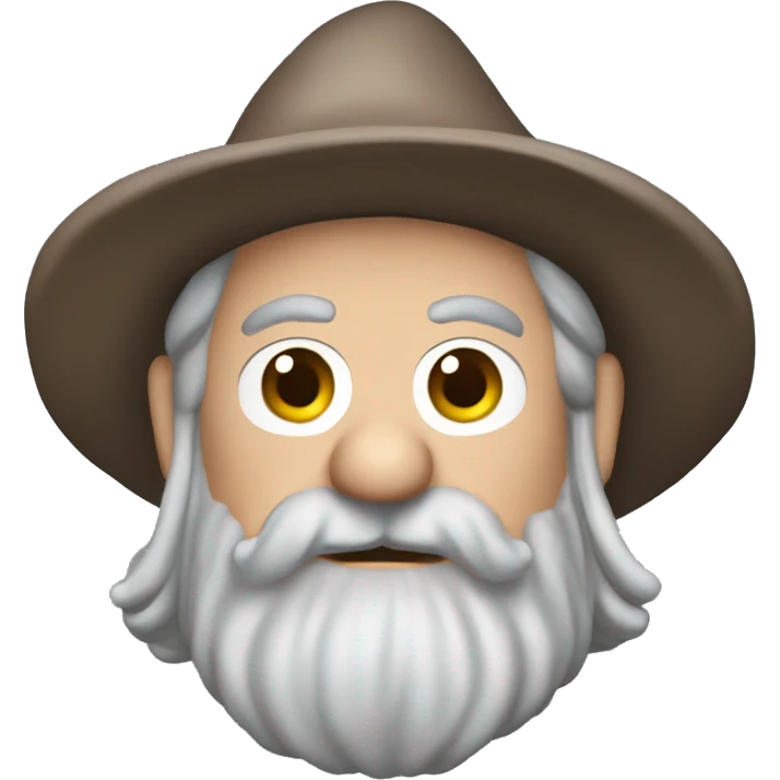 gandalf dressed as mario twisted at his torso emoji