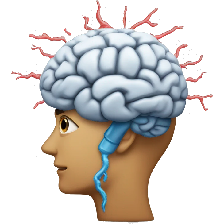Brain storm emoji