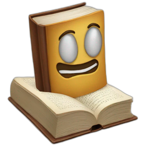 book on the head emoji