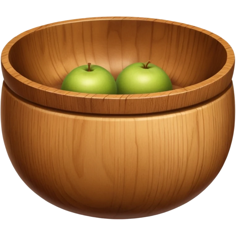 A Wooden Bowl emoji