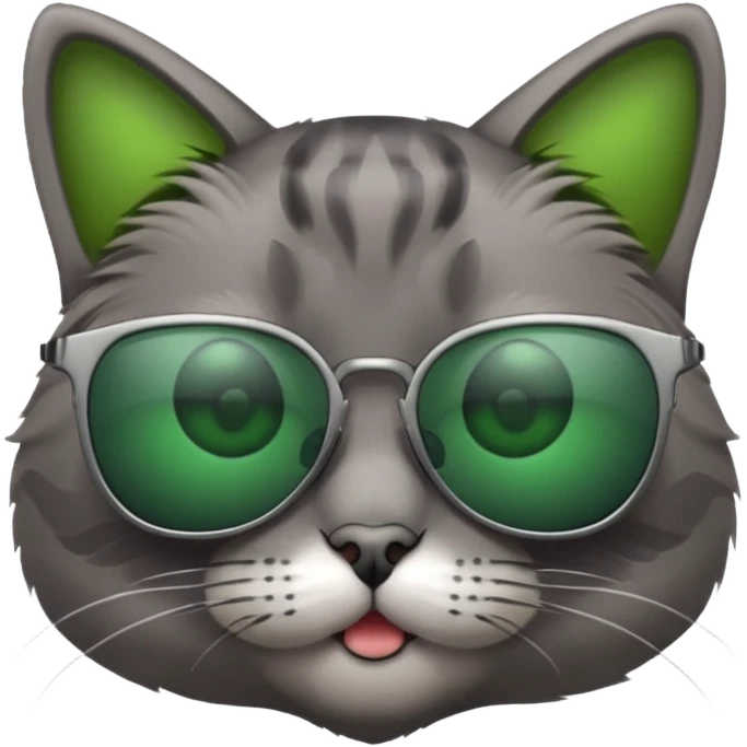 Cat wearing sunglasses emoji